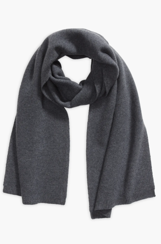 Wool and cashmere scarf